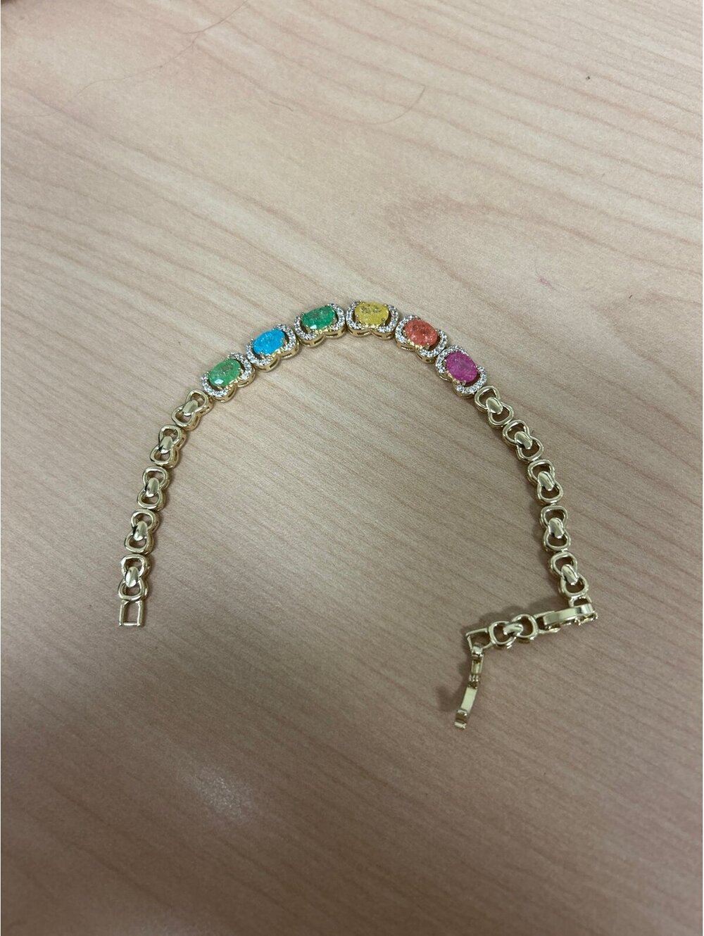 Pastel Multi Color Tennis Bracelet